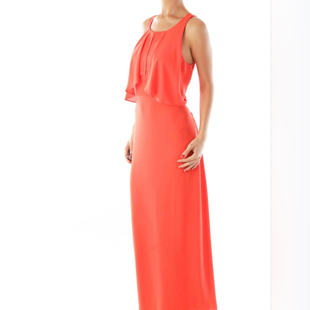 BCBG Maxazria coral maxi dress - Pristine condition